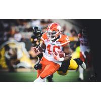 BC Lions Fullback Rolly Lumbala in Action