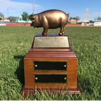 Hatfields and McCoys pig trophy