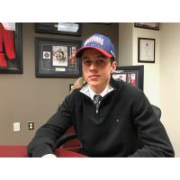 Jean-Luc Foudy signs with the Windsor Spitfires