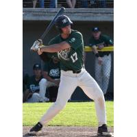 Tommy Ahlstrom batting for the Medford Rogues
