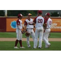Wisconsin Rapids Rafters infield conference