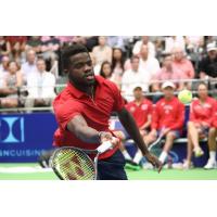 Frances Tiafoe plays in his last match of the season for the Washington Kastles tonight