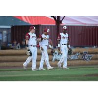 Wisconsin Rapids Rafters enter the field