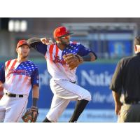 INF Nate Coronado with the Lancaster Barnstormers