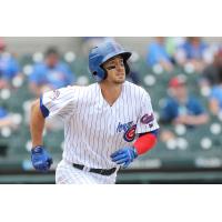 Iowa Cubs infielder Ryan Court