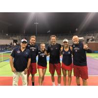 The Washington Kastles were all smiles last night after their road win against the New York Empire