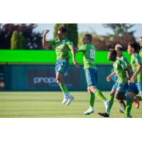 Antonee Burke-Gilroy scored the first goal of his Seattle Sounders FC 2 career