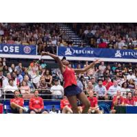 Venus Williams in action for the Washington Kastles