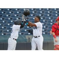 Ronald Torreyes and Steven Sensley of the Tampa Tarpons