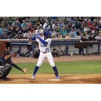 Seuly Matias of the Lexington Legends blasted a home run Saturday night