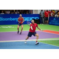 Mixed doubles league leaders Nicole Melichar and Robert Lindstedt of the Washington Kastles