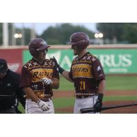 Wisconsin Rapids Rafters share a laugh