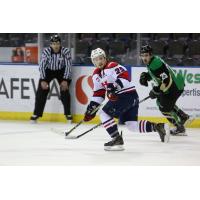 Forward Zane Franklin from with the Lethbridge Hurricanes