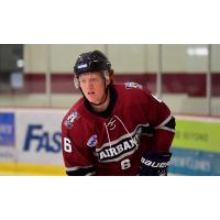 Defenseman Jacob Willets with the Fairbanks Ice Dogs