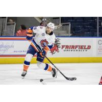 Forward Kyle Schempp with the Bridgeport Sound Tigers