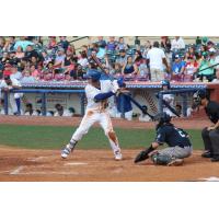 Nick Pratto of the Lexington Legends awaits a pitch