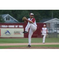 Wisconsin Rapids Rafters on the pitching mound