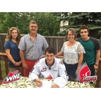 Eric Alarie signs with the Moose Jaw Warriors