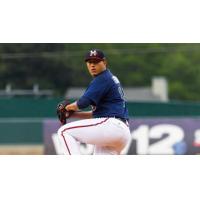 Mississippi Braves pitcher Enderson Franco