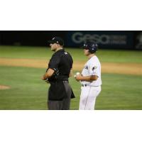 Observing the action for the Tri-City Dust Devils