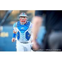 Ottawa Champions catcher Zak Colby