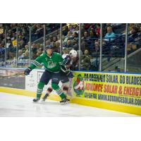 Defenseman Keegan Kanzig with the Florida Everblades