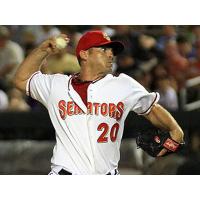 RHP Zech Zinicola with the Harrisburg Senators