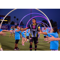 Las Vegas Lights FC defender Joel Huiqui introduced