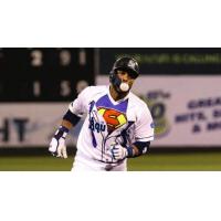 Robinson Cano of the Everett AquaSox rounds the bases following his grand slam