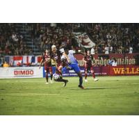 Sacramento Republic FC fights for possession vs. Rio Grande Valley FC