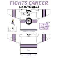 Stockton Heat Hockey Fights Cancer jerseys